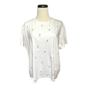 Cactus Man by Ricky Singh Martini themed T-shirt, Women’s large